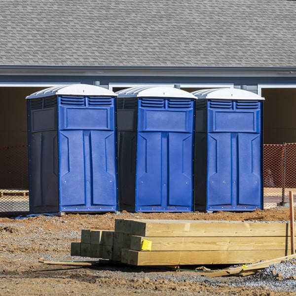 what is the maximum capacity for a single porta potty in Maple North Carolina